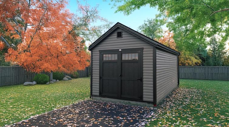 Signature Garden Shed with vinyl siding